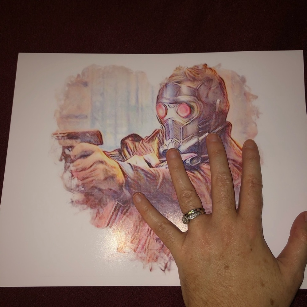 STARLORD LOVE ART PRINT - Picture 2 of 2
